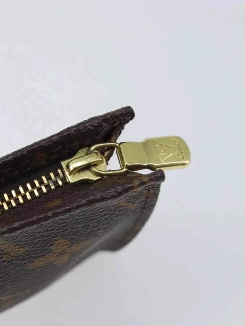 LOUIS VUITTON Monogram Bucket PM Accessory Pouch LV Auth 163683